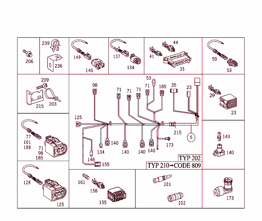 Engine Cable Harness