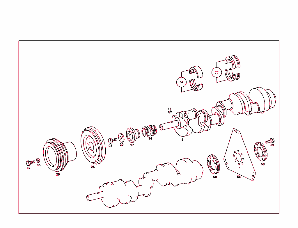Crankshaft And Flywheel