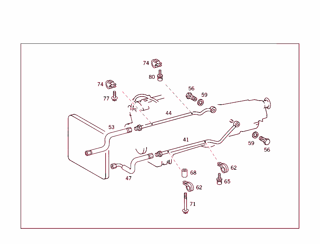 Detachable Transmission Components,Oil Filler Pipe,Slk-Class