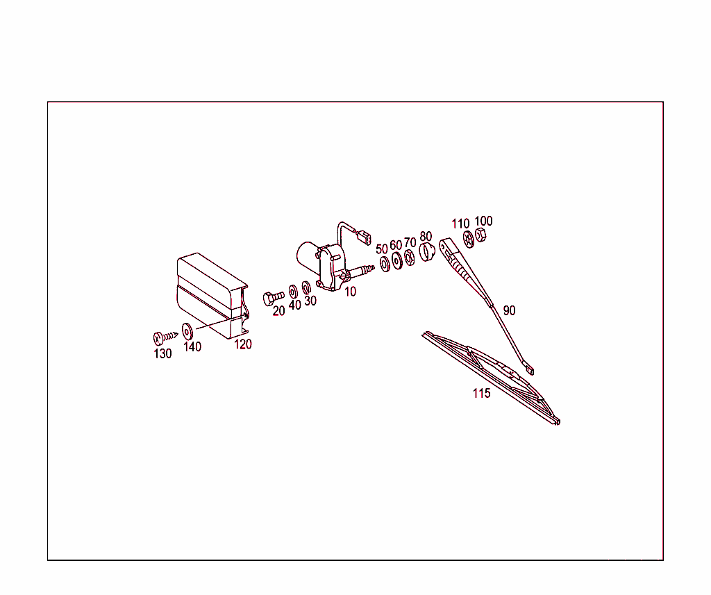 Rear Panel Door Pane Wiper