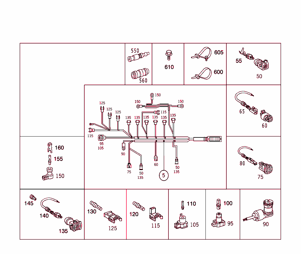 Engine Cable Harness,S-Class