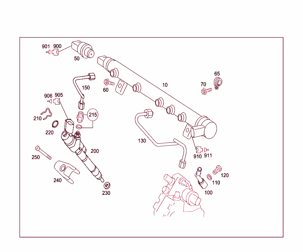 Nozzle Holder,Lines & Attachment Parts