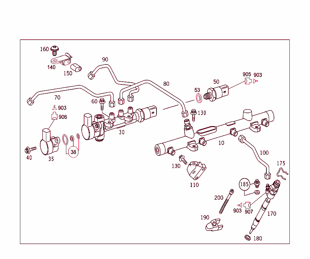 Nozzle Holder,Lines & Attachment Parts