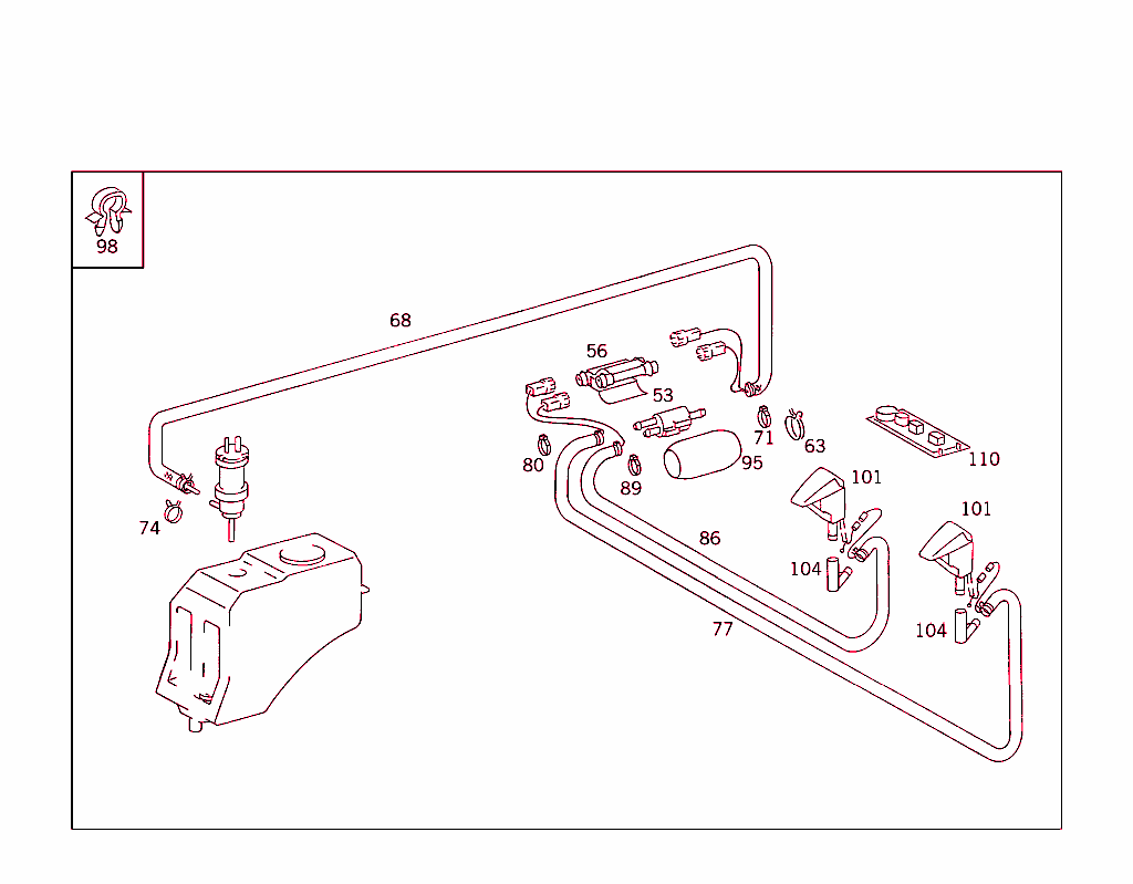 Pane Washer,Headlamp Wiper/Washer