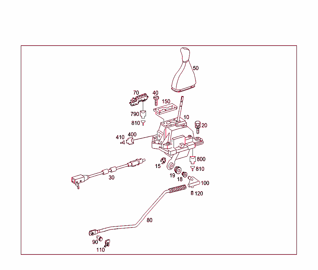 Center Shifter Console, Automatic Transmission