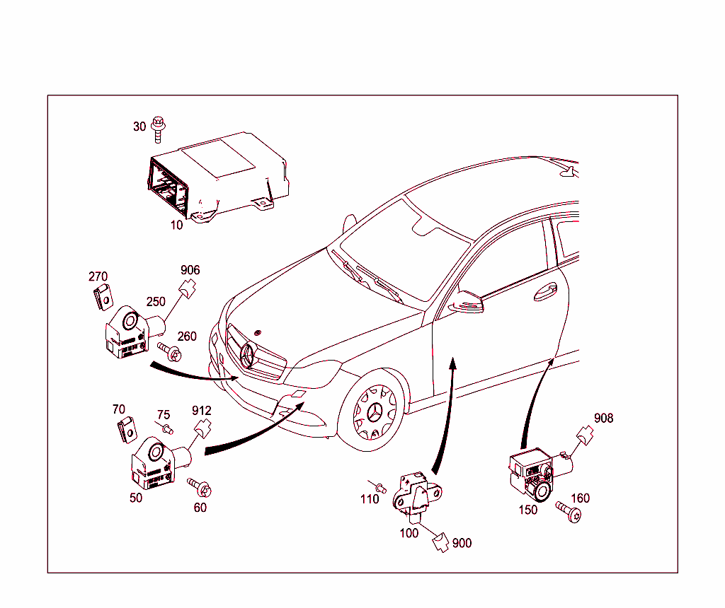 Belt Locking Retractor, Airbag And Sidebag