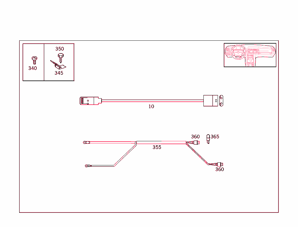 Cockpit Cable Harness