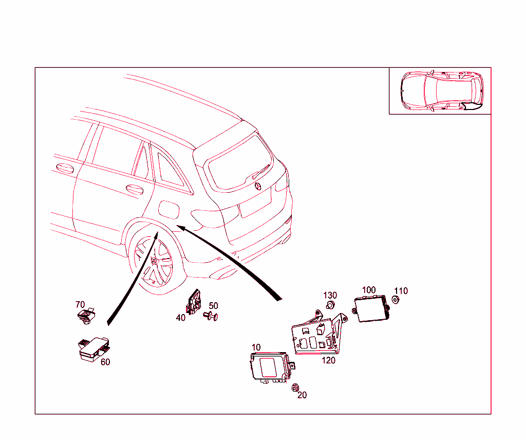 Control Modules And Relay In Trunk