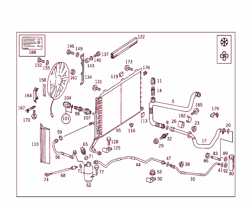 Refrigerant Line Arrangement