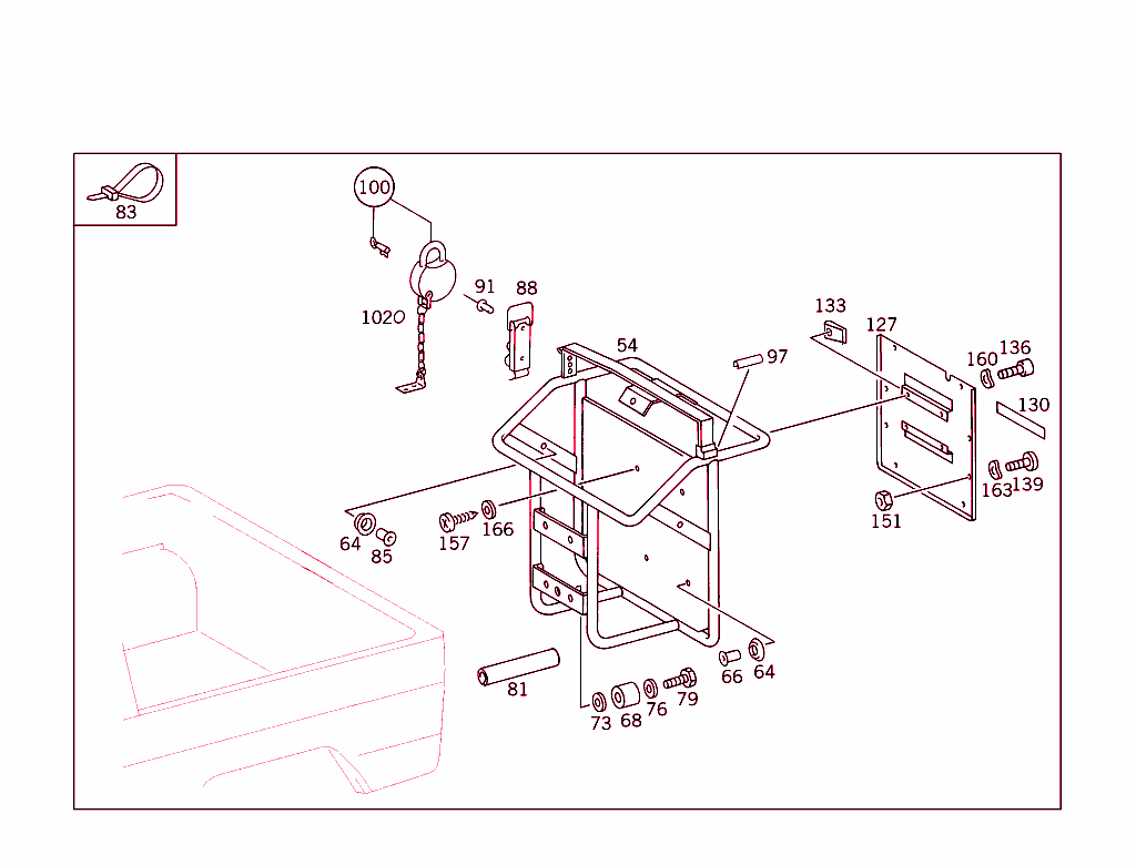 Rear Panel, Open Vehicle