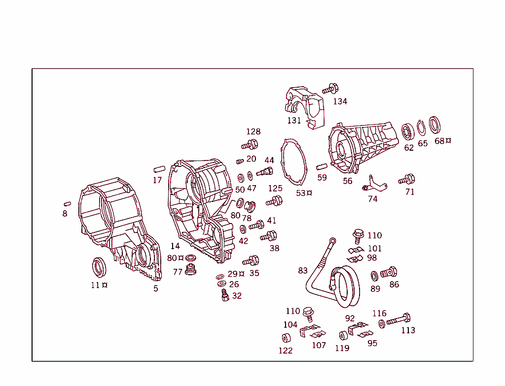 Transfer Case Housing