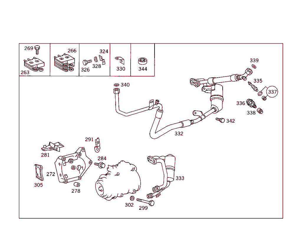 Refrigerant Compressor Attachment Parts