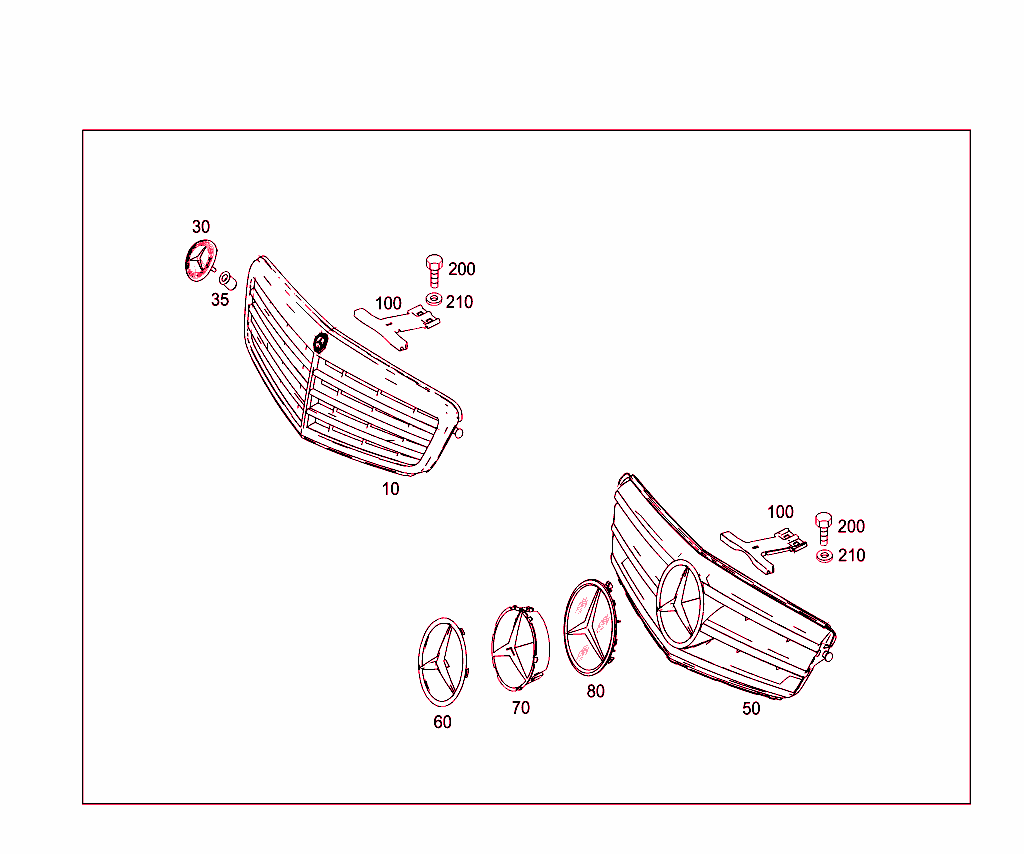 Radiator Grille Shell