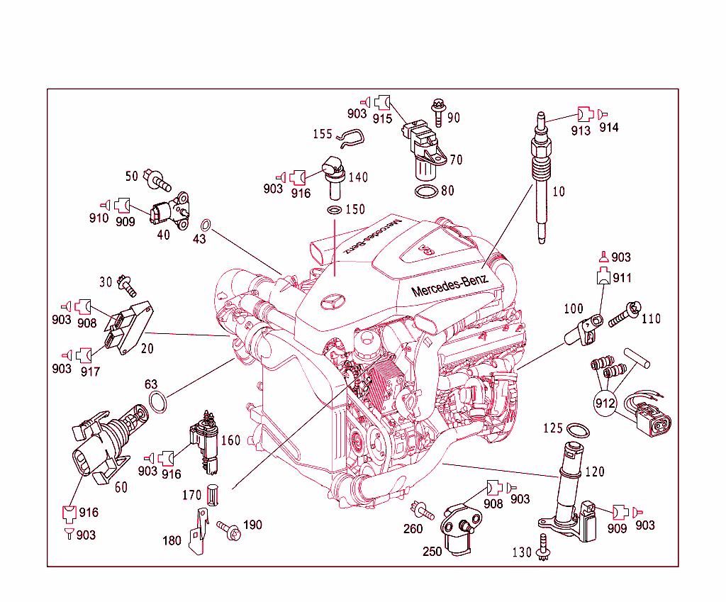 Attachment Parts,Heater Plugs,And Speed Sender Unit