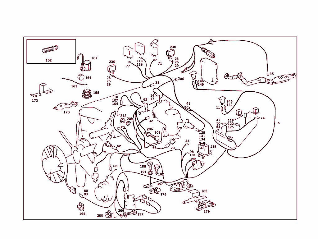 Engine Cable Harness