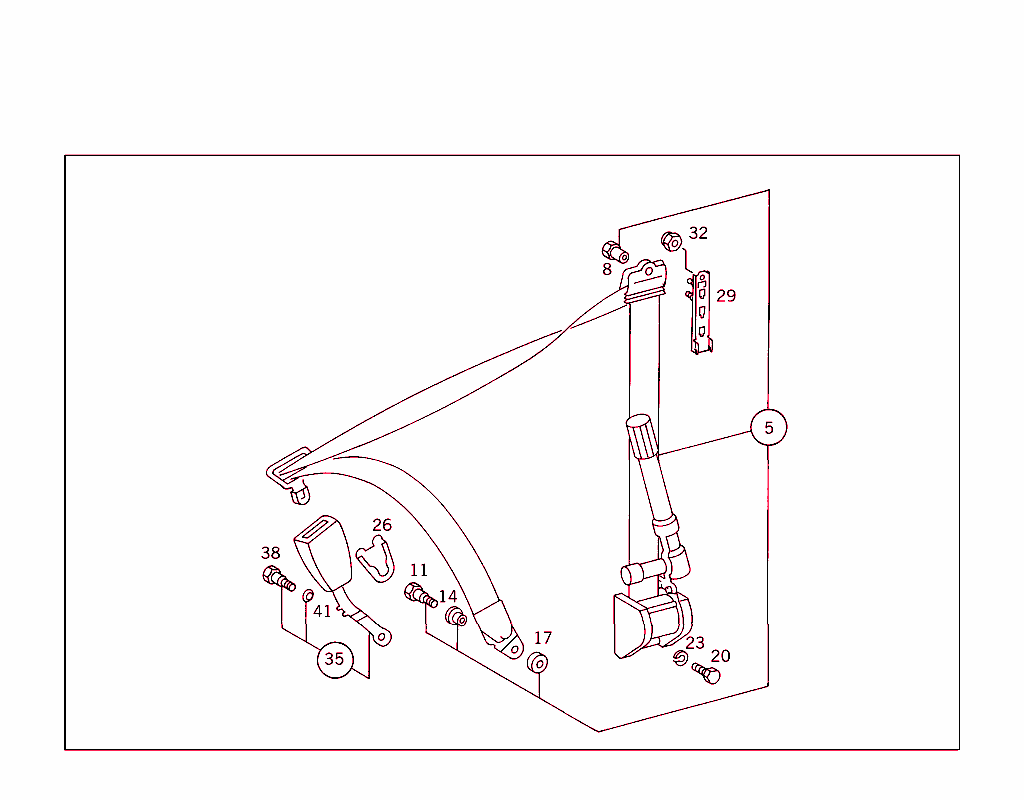 Front Seat Safety Belt