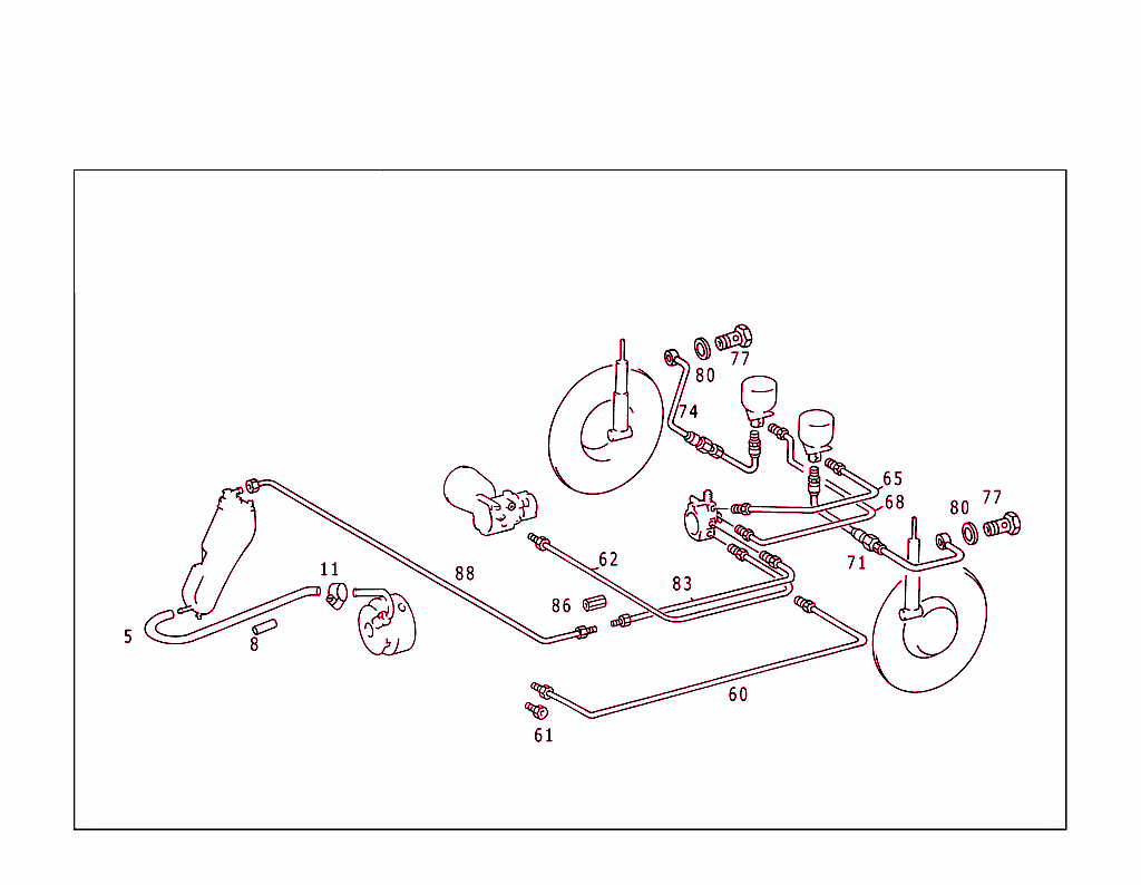 Line Arrangement In Case Of Self-Levelling Device & A S D