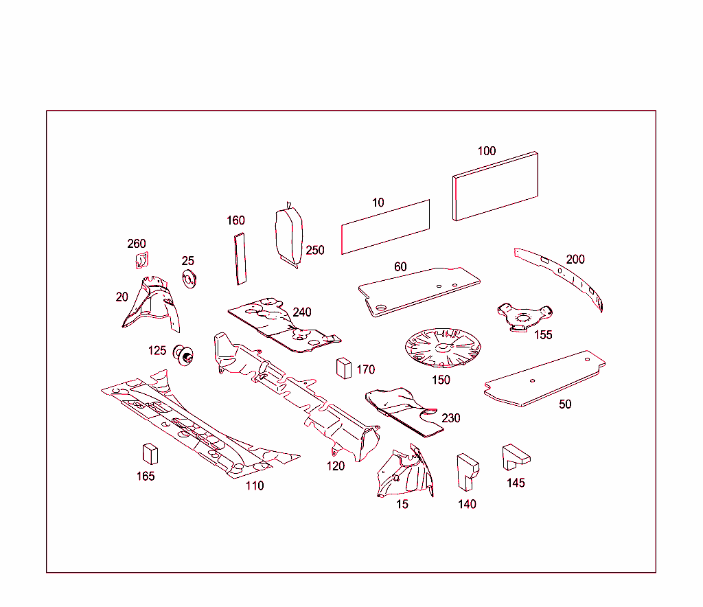 Insulation In Luggage Compartment And Rear End Pillar