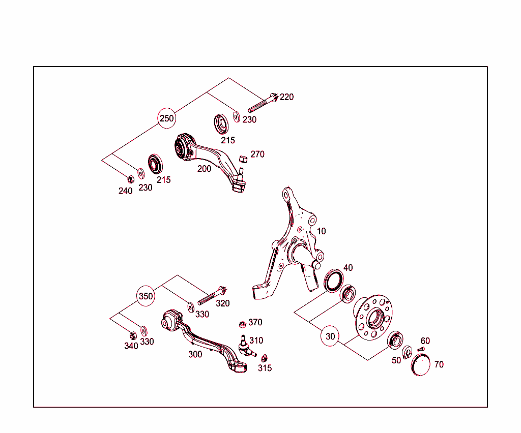 Steering Knuckle And Control Arm