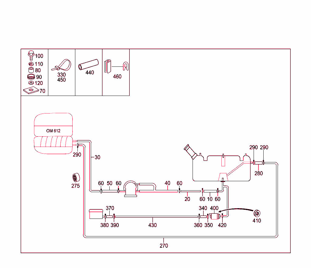 Fuel Lines, Diesel Vehicles