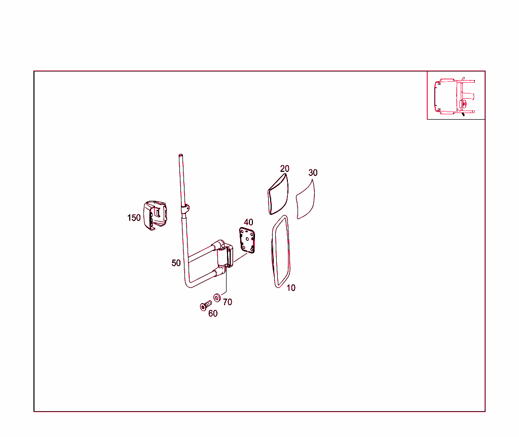 Left Outside Rearview Mirror