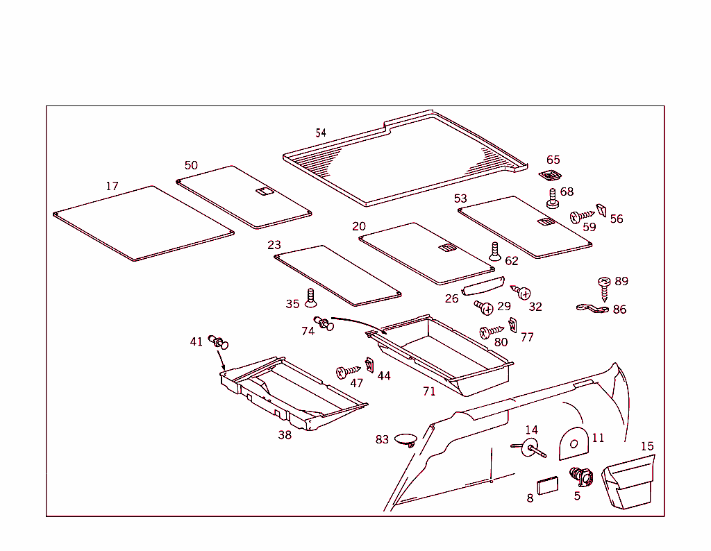 Luggage Compartment Covering