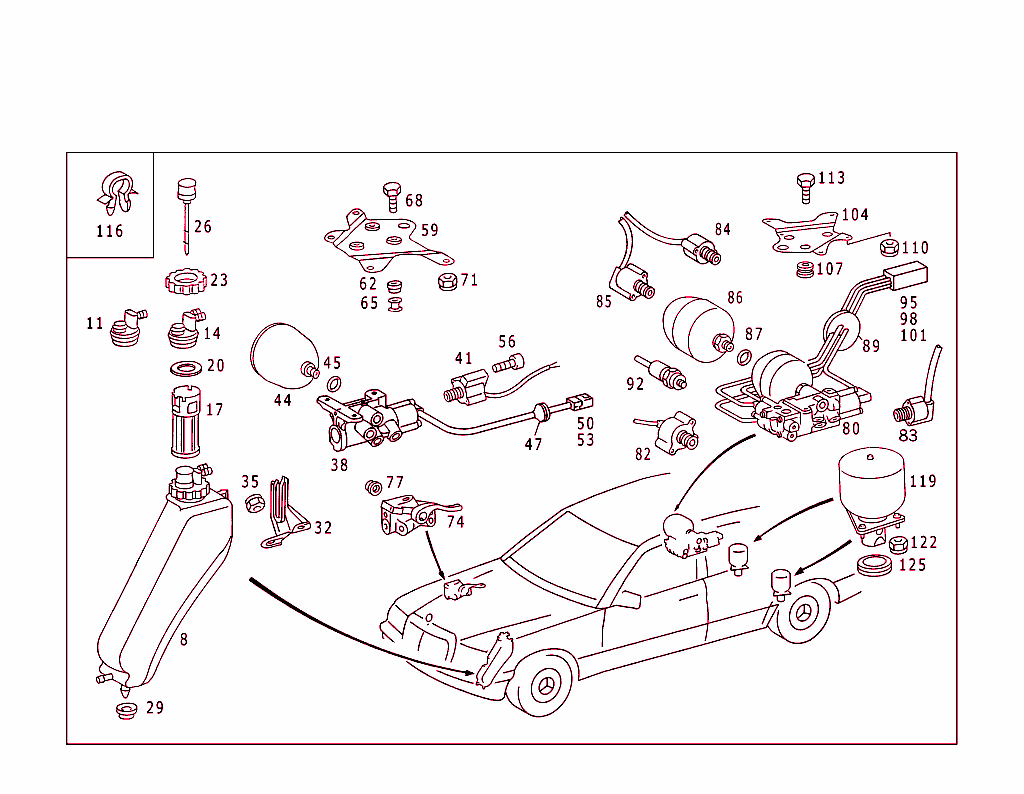 Oil Tank & Valves Of Hydraulic System