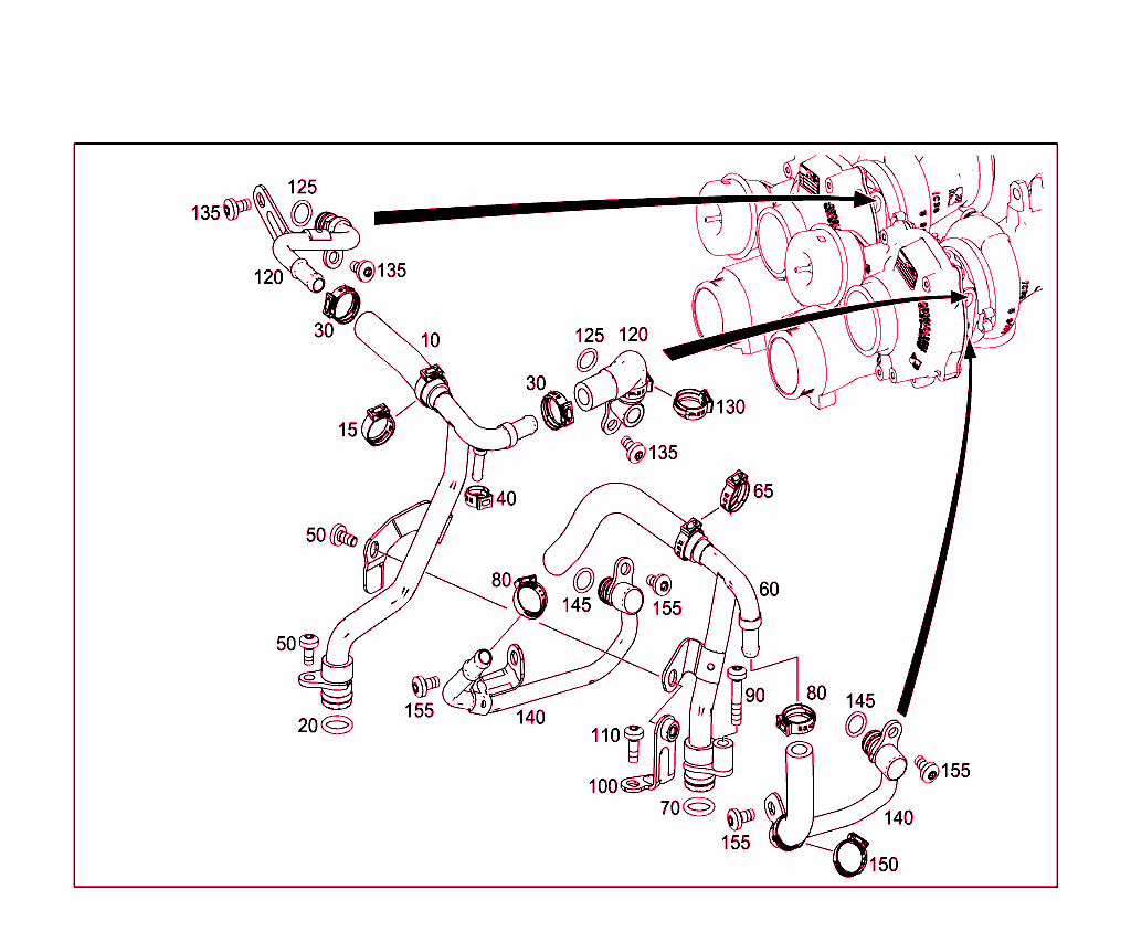 Turbocharger Water Circuit