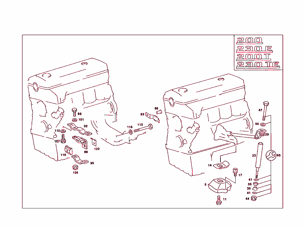 Engine Suspension On Gasoline Vehicles