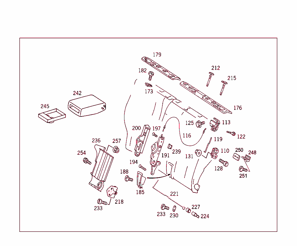 Rear Seat Cushion,Rear Backrest