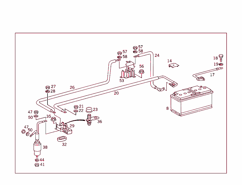 Battery,Starter/Alternator Cable