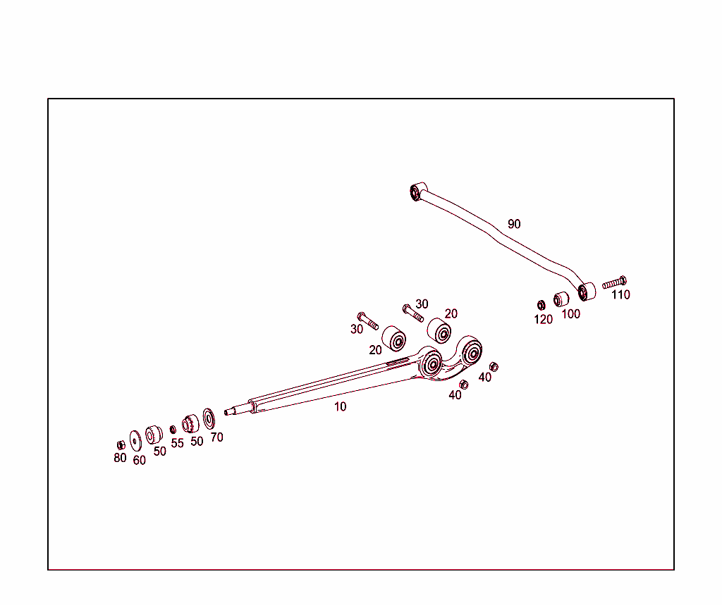 Rear Axle Longitudinal & Transverse Control Arms