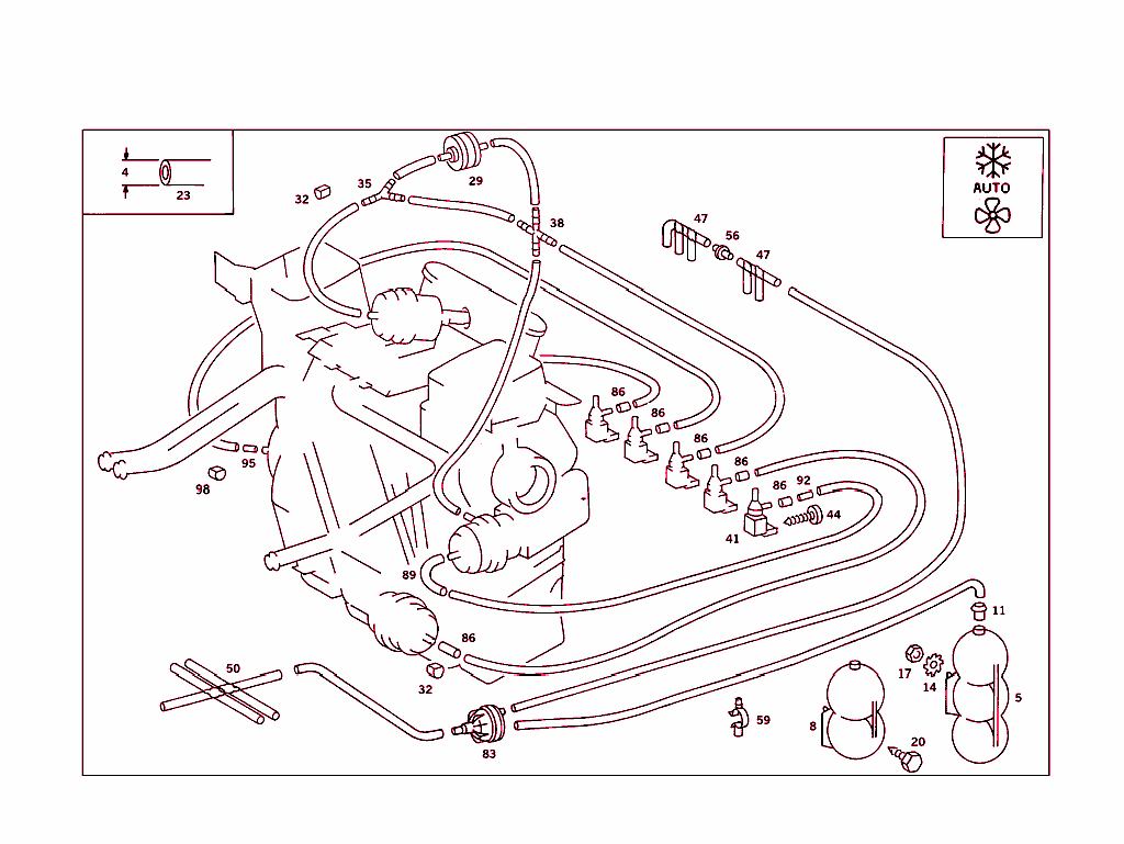 Vacuum Parts Used W/Air Conditioning Automatics