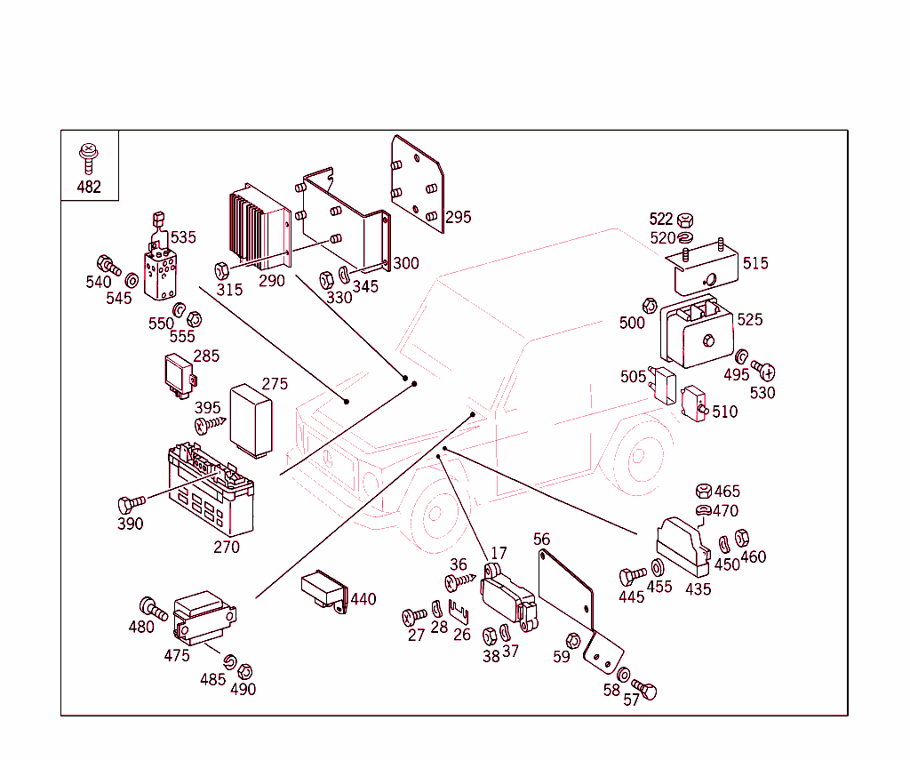 Fuse Box, Relay And Control Units