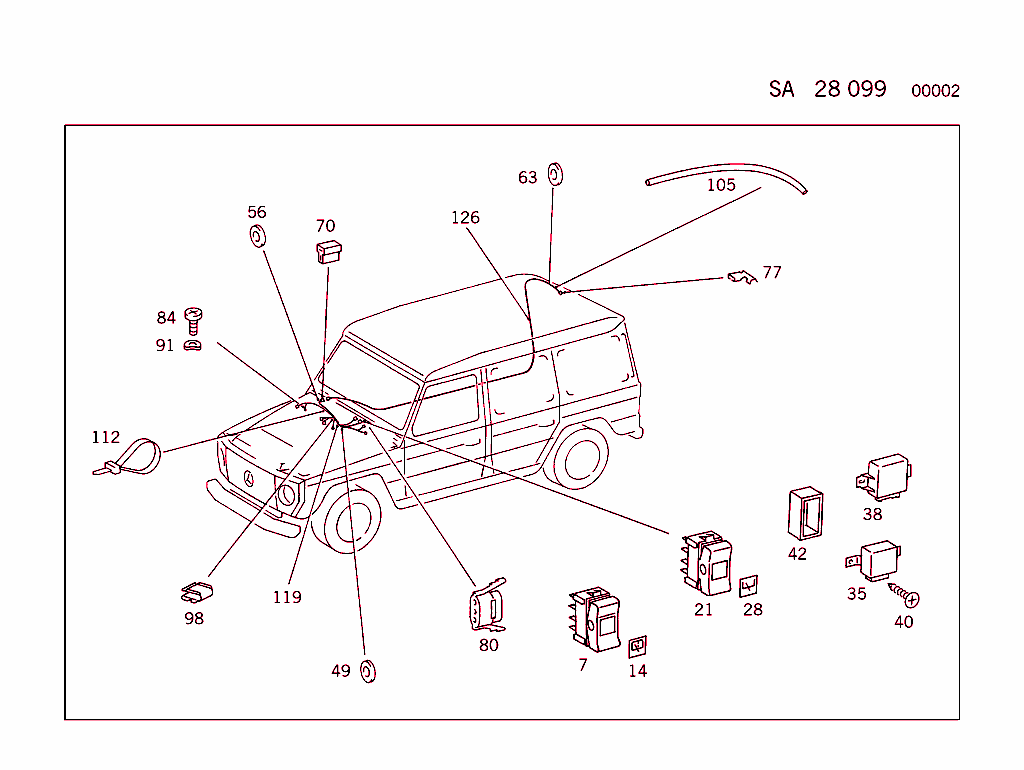 Rear End Pane Wiper/Washer Electrical Equipment