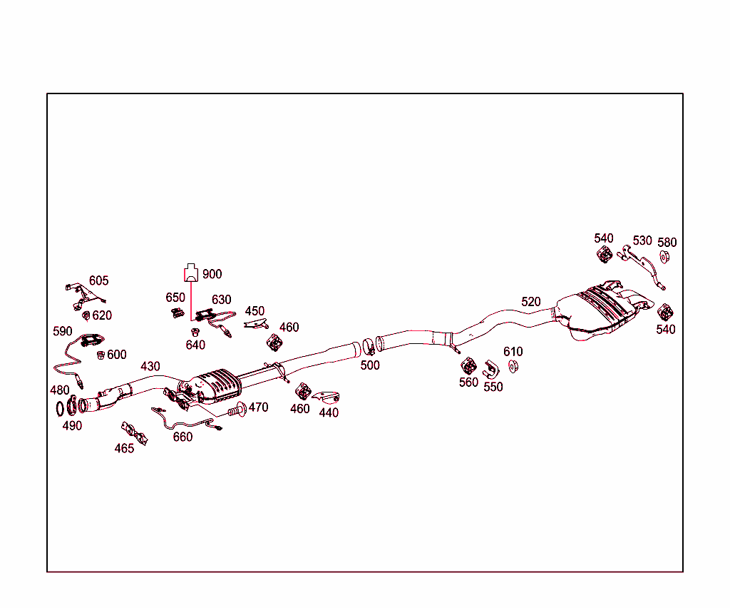 Exhaust System For Four-Cylinder Diesel Vehicles