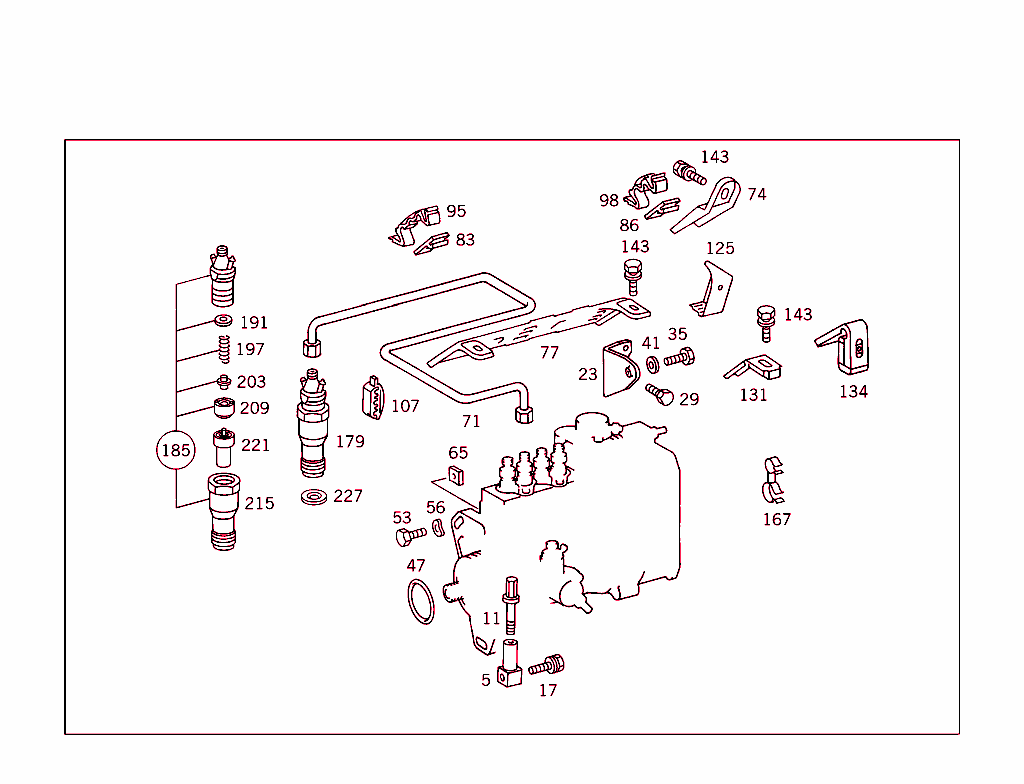 Nozzle Holder,Lines & Attachment Parts