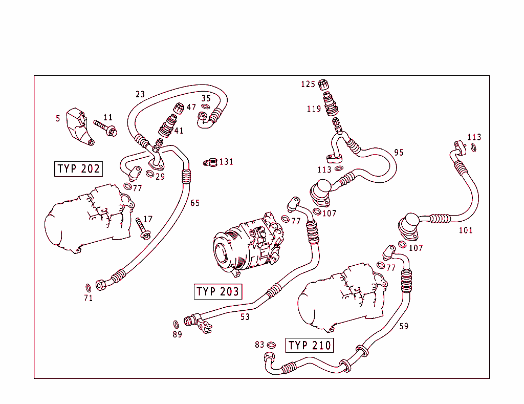 Refrigerant Compressor Attachment Parts