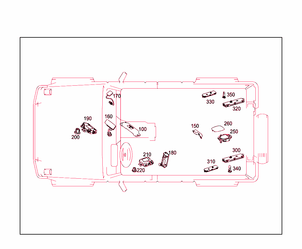 Antenna, Antenna Amplifier And Wiringharnesses