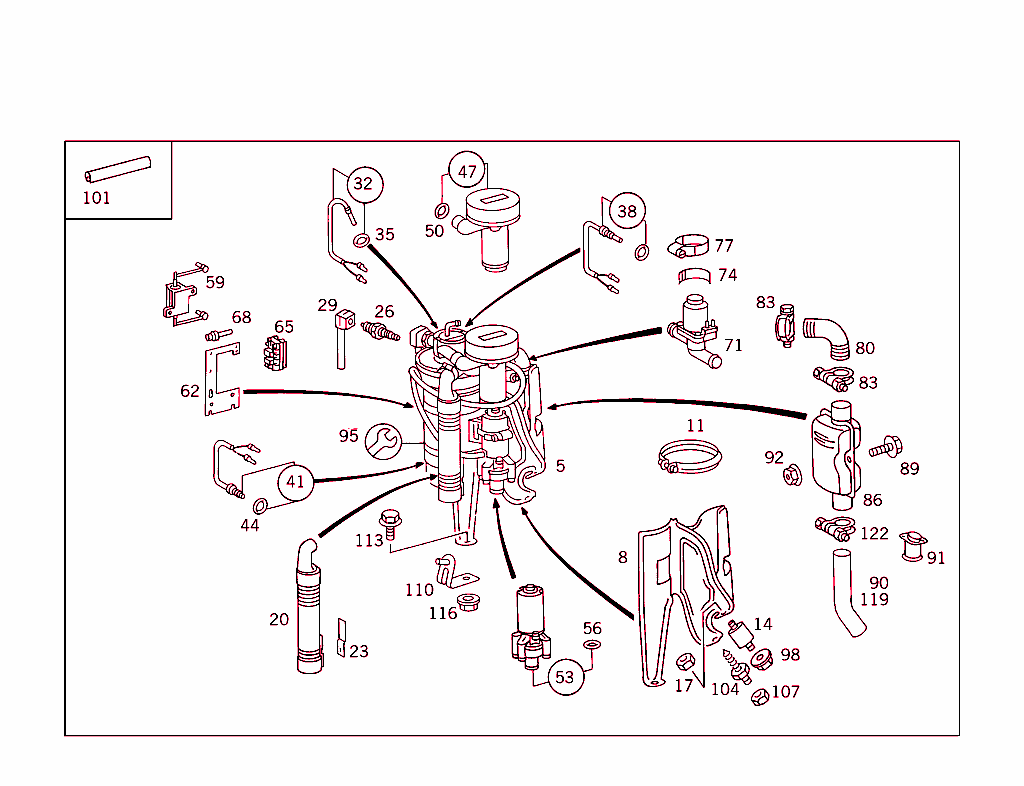 Auxiliary Heater Used Only On Turbodiesel Vehicles