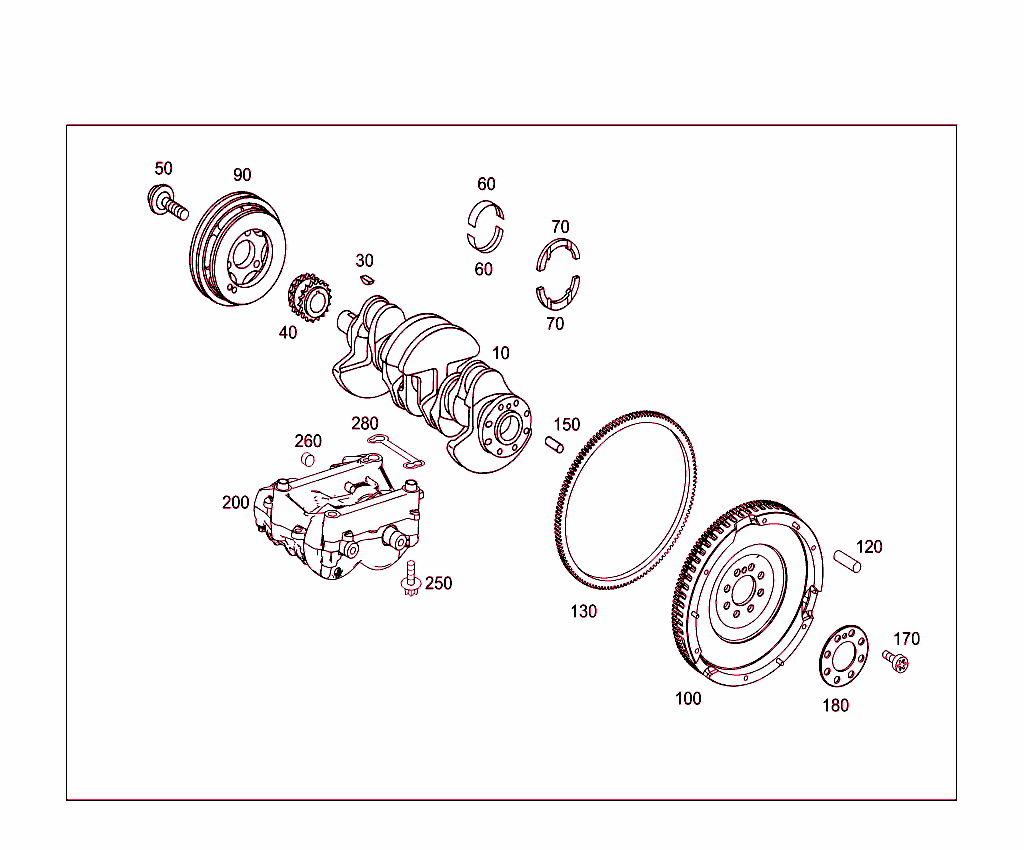Crankshaft And Flywheel
