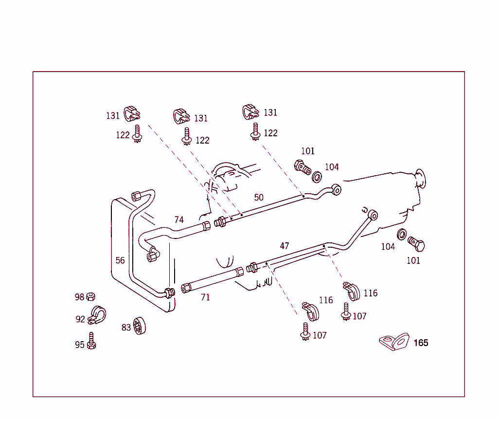 Detachable Transmission Components,Oil Filler Pipe,E-Class