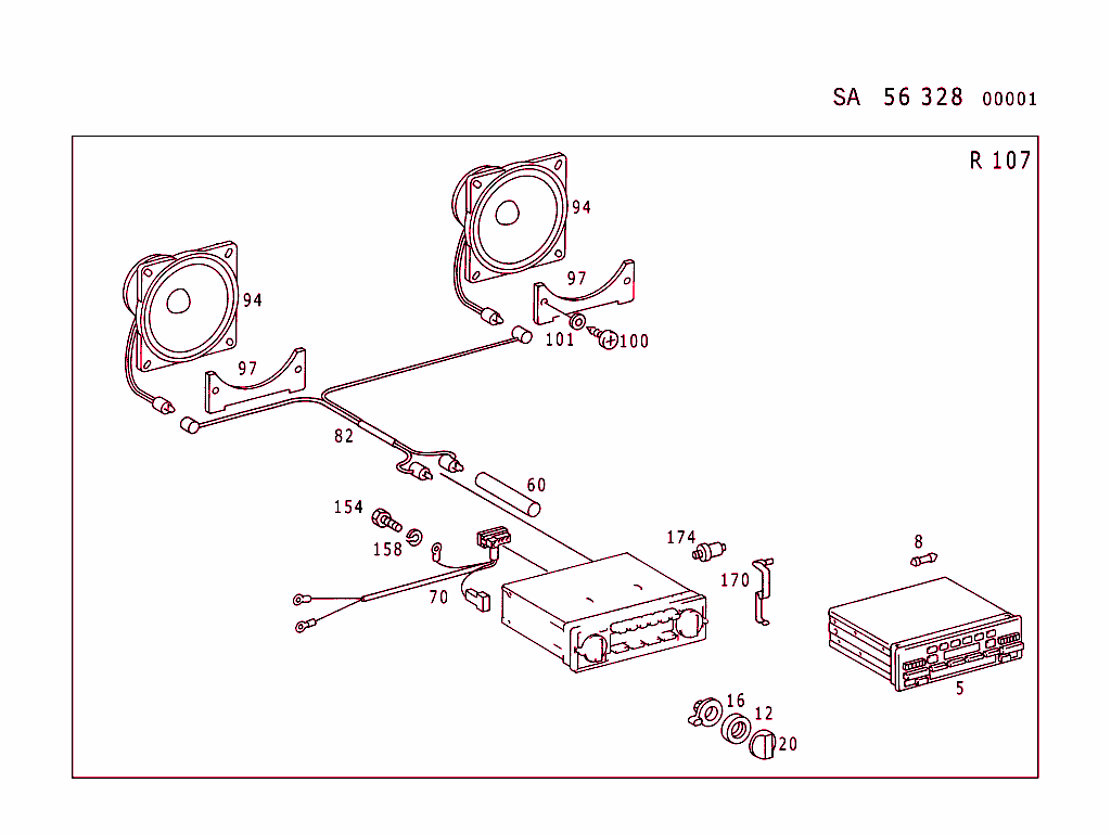 Becker Radio "Europa Cassette Vollstereo",Lw/Mw/Sw/Usw (For Type 129 See Standard Version)