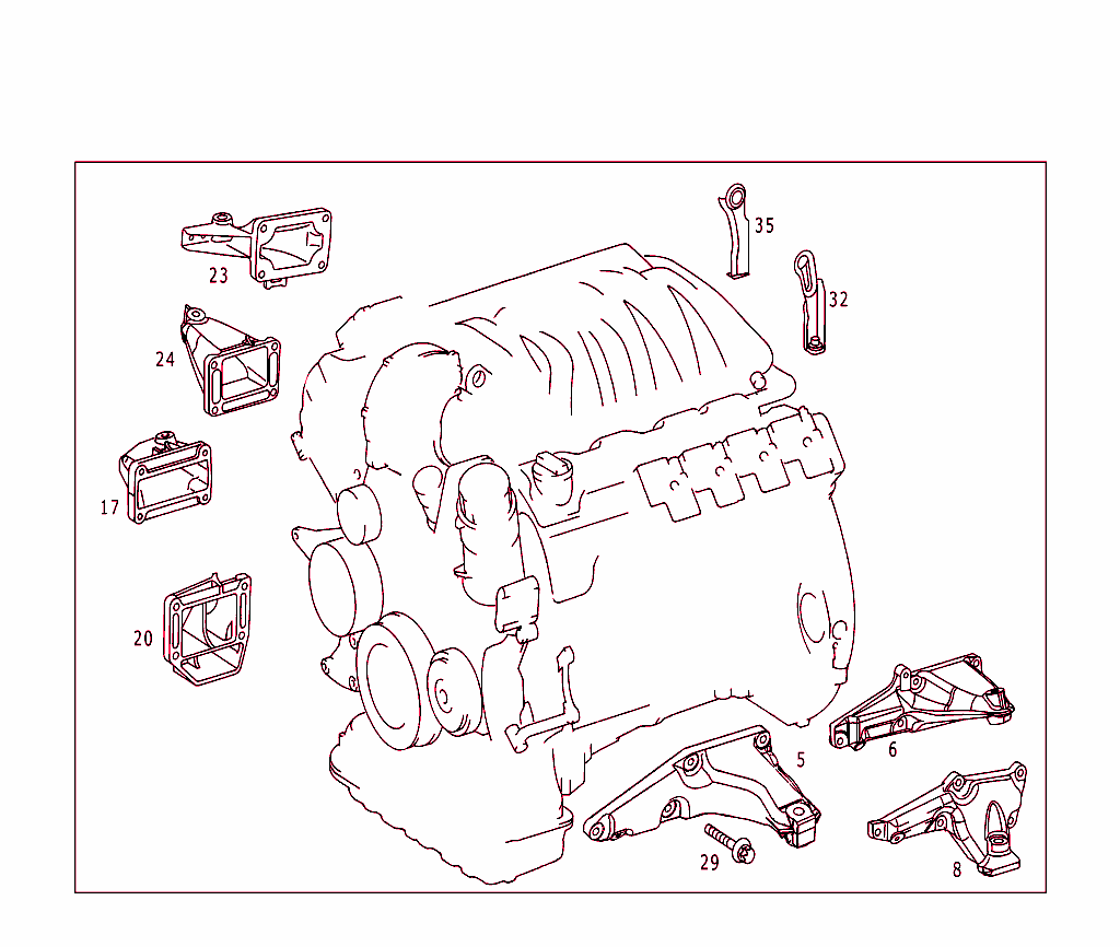 Engine Supports And Attachment Parts