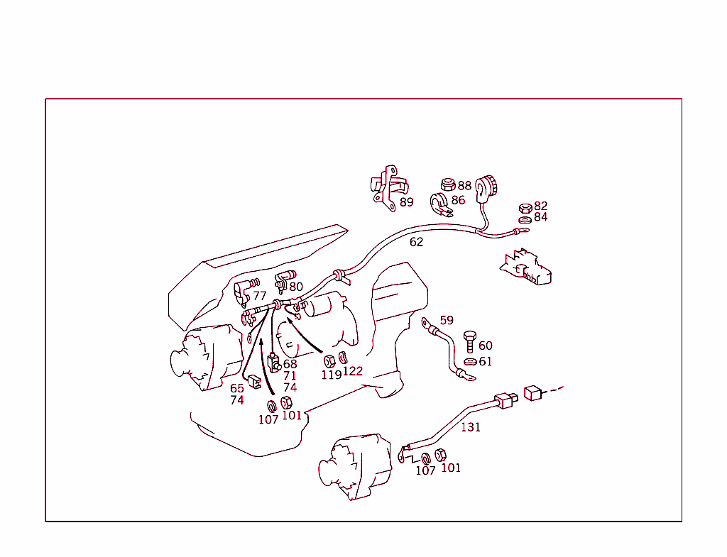 Battery,Starter/Alternator Cable