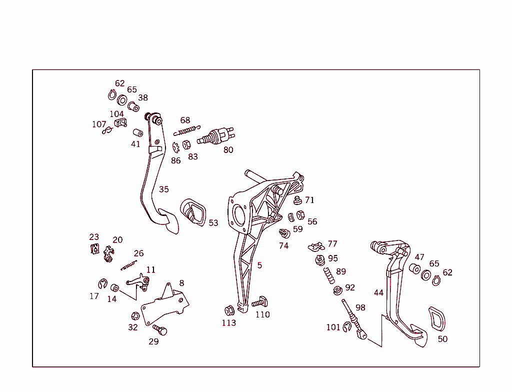 Pedal Assembly With Bearing