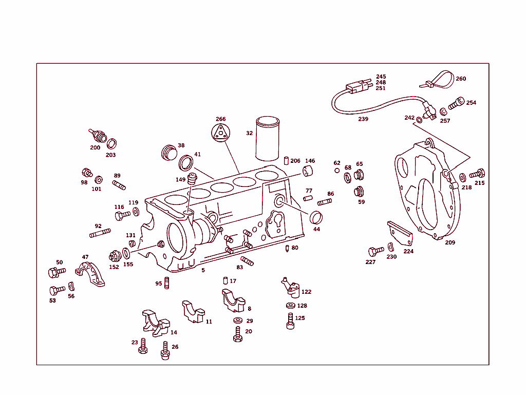 Cylinder Crankcase,Cover,Gasket Kit