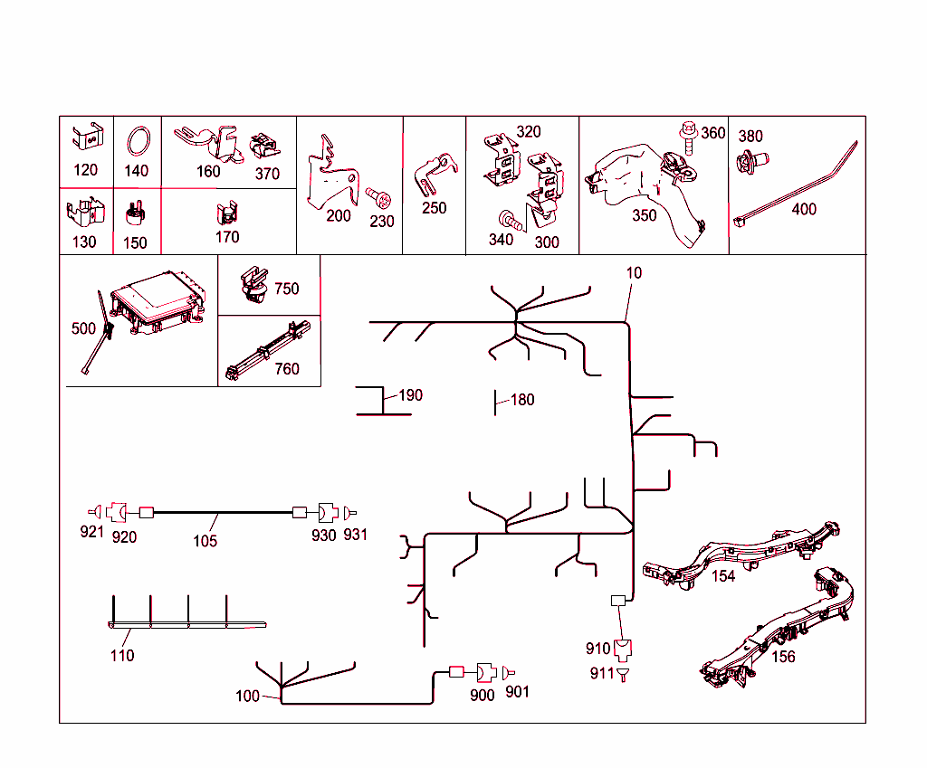 Engine Cable Harness