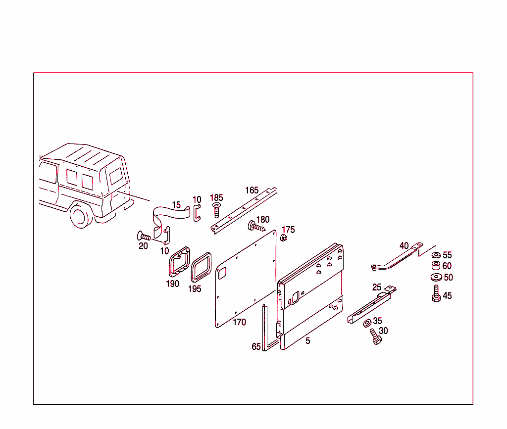 Open Type Vehicle Tailgate