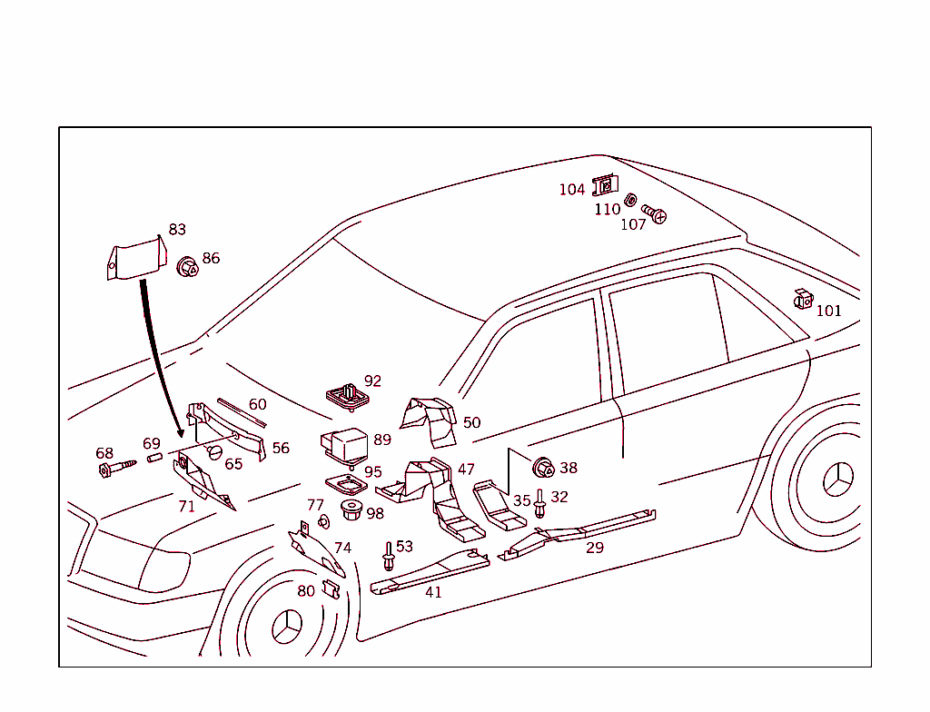 Cable Covering & Electrical Parts For Blower Motor & Heated Rear Window Pane